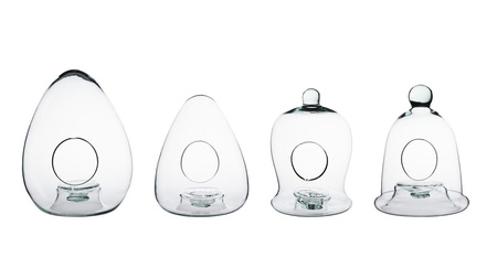 Glass terrarium bell W-655 H:25 cm D:19cm
