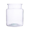 Glass jar vase W-332U H:25cm D:15cm